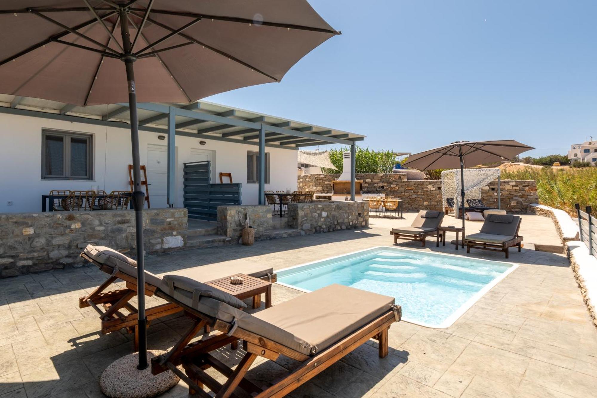 Blue View Villa Apartment #1 With Shared Pool Pounda Exterior foto